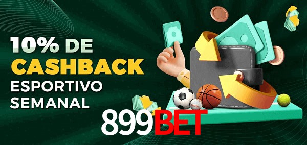 10% de bônus de cashback na 899bet